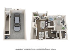 Merlot Renovated 1303 floor plan